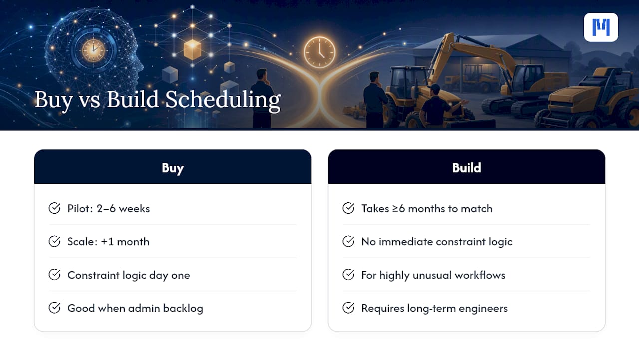 Should You Buy or Build Your Scheduling System? — overview diagram