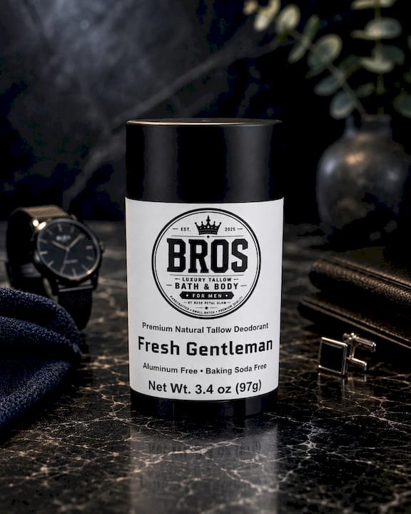 BRO'S Fresh Gentleman Tallow Deodorant Net Wt. 3.4 oz
