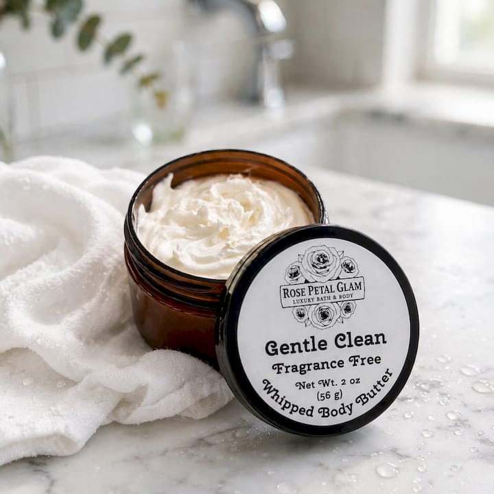 Gentle Clean - Whipped Tallow Body Butter (Fragrance Free) – Net Wt. 2 oz