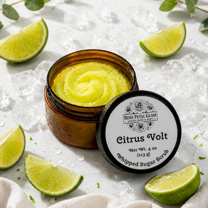 Citrus Volt - Whipped Tallow Sugar Scrub - Net Wt. 4oz
