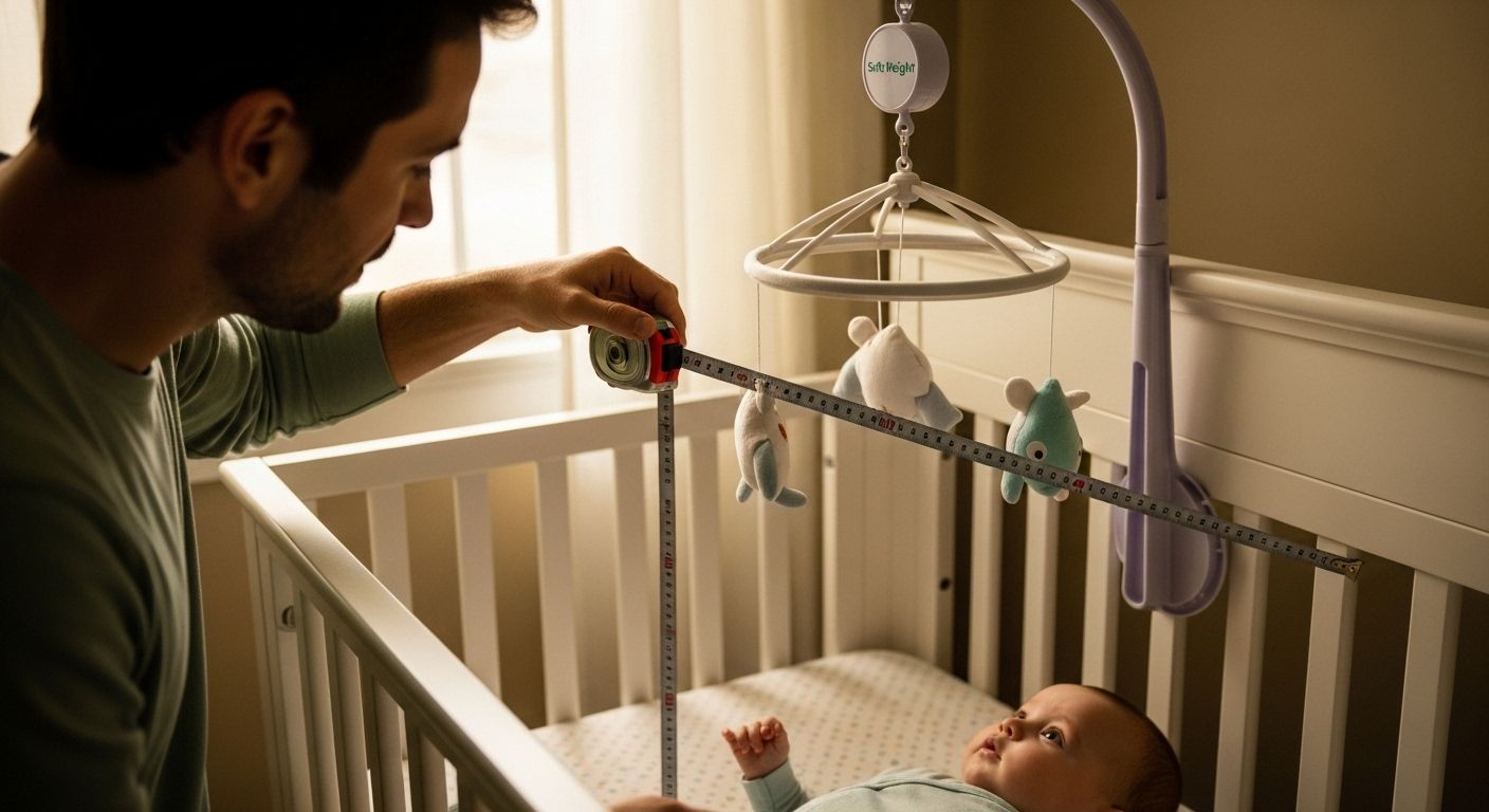 crib mobile installation safety