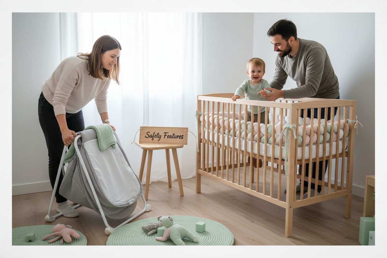 crib bassinet safety features