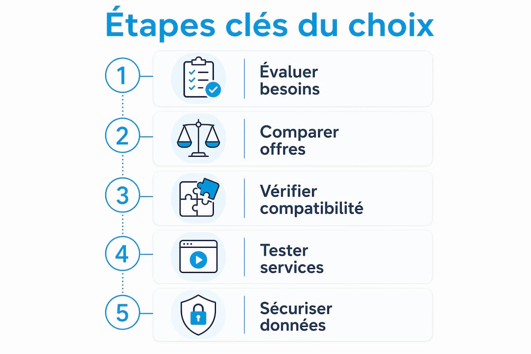 Infographie : les étapes clés pour bien choisir votre solution de stockage privé pour vos photos