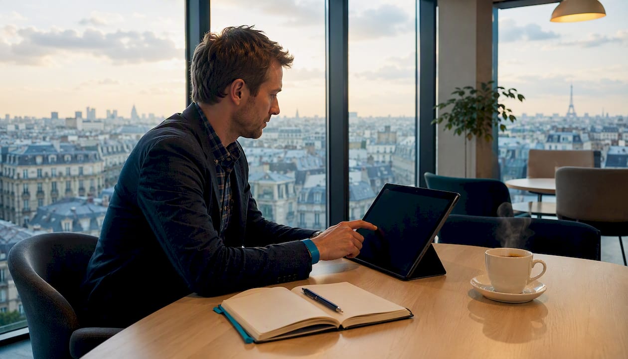 Professionnel qui mise sur une solution collaborative différente