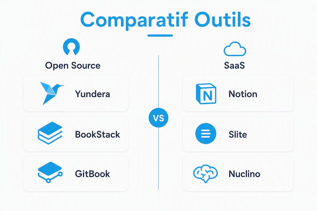 Infographie : le match entre solutions open source et offres SaaS