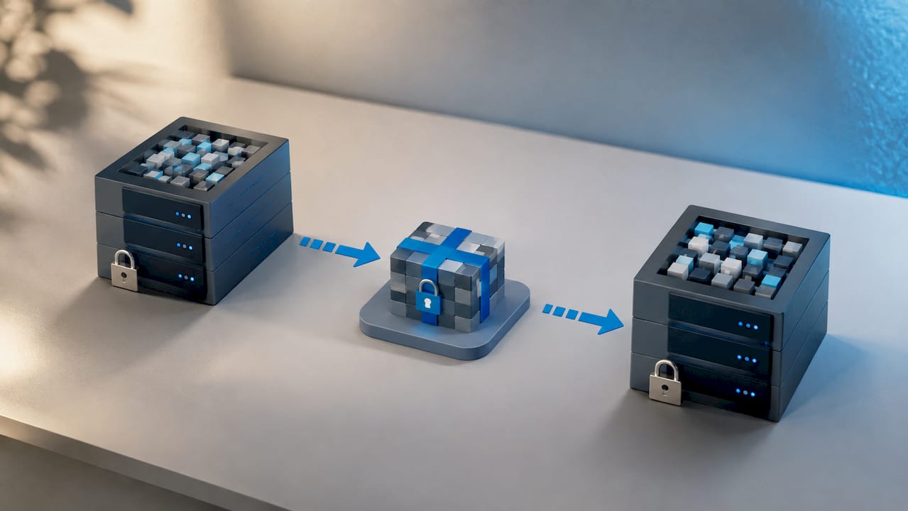 Processus visuel d’exportation des données