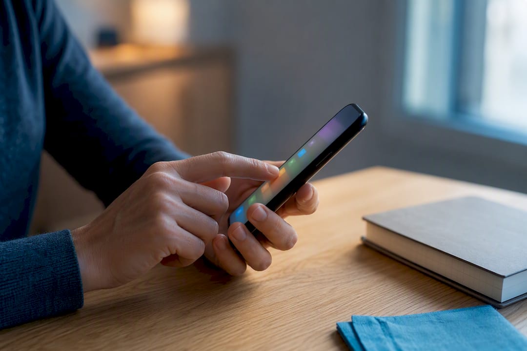 Paramètres de confidentialité sur un smartphone