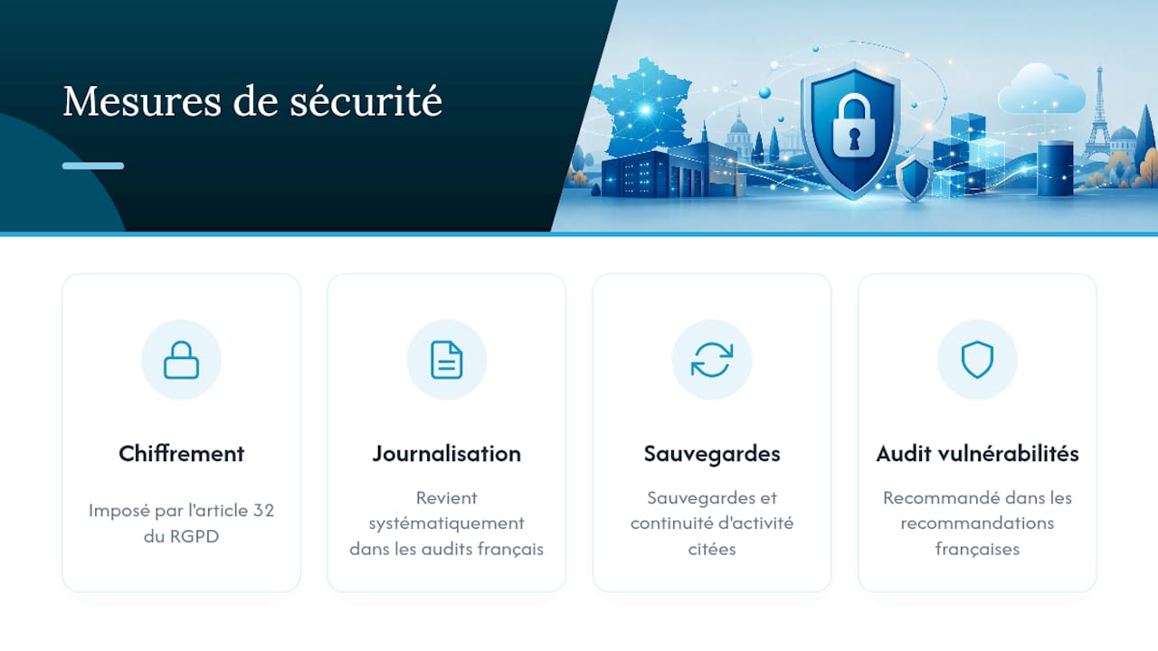 Four categories of security measures under the GDPR