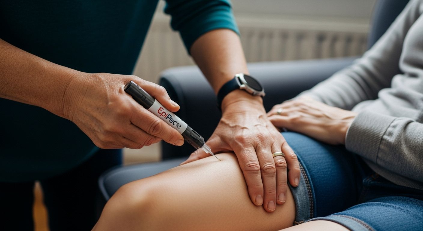 epipen toediening stap