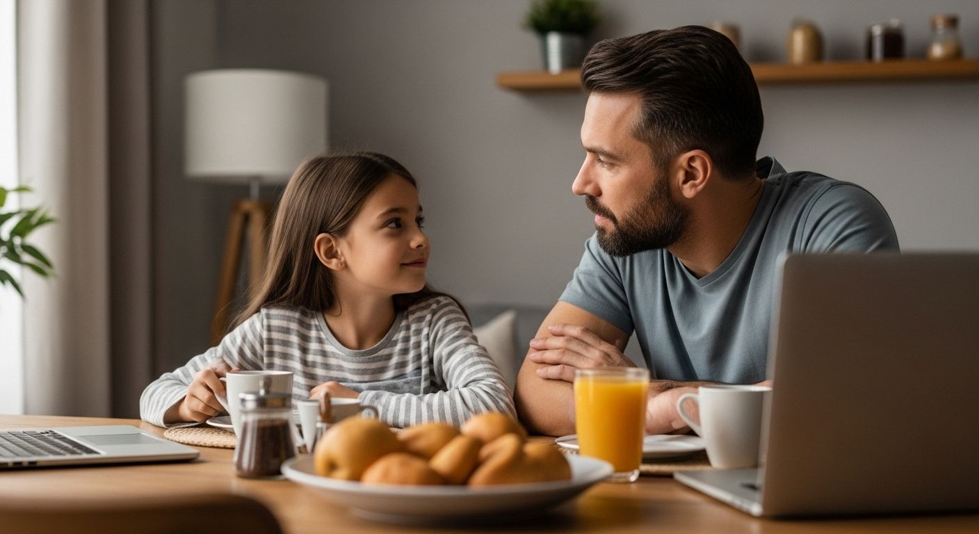 familie tijd thuis balans