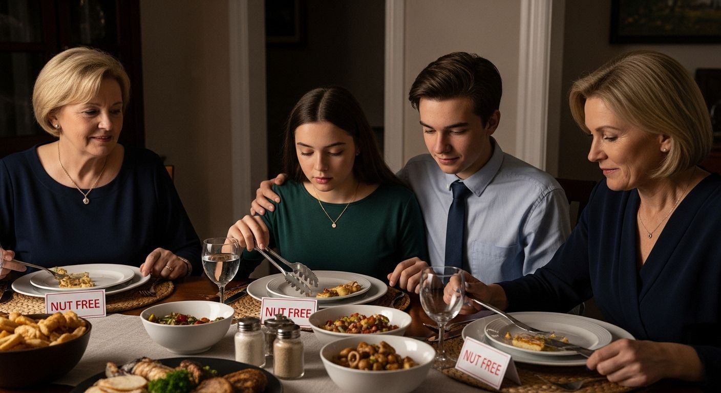 noten allergie familie maaltijd