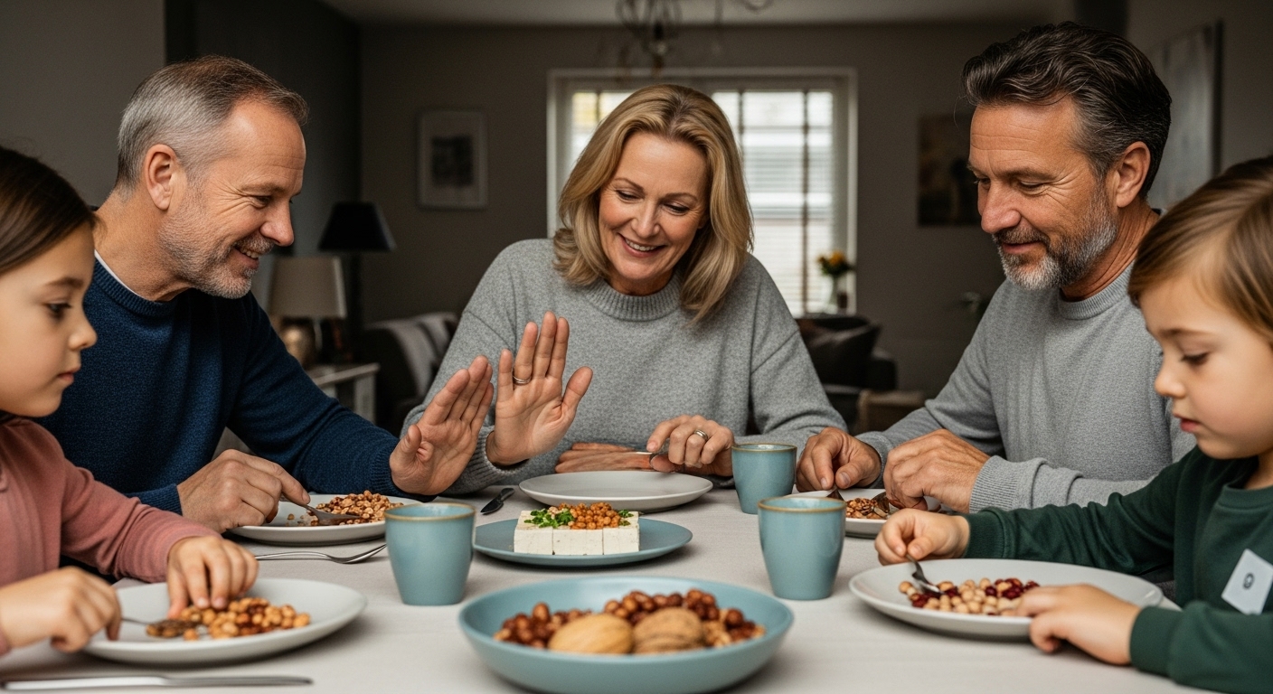 soja intolerantie gezin maaltijd