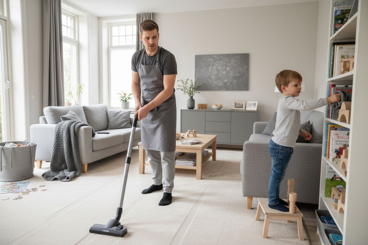 stofzuigen huisstofmijtallergie gezin