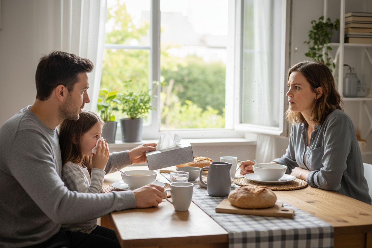 allergie gezin binnen