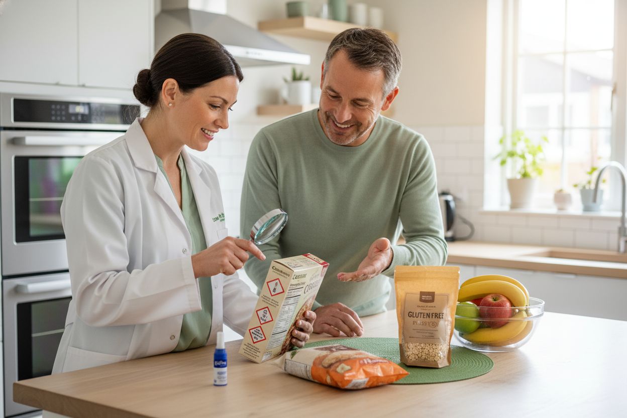 dieetadvies pinda-etiket