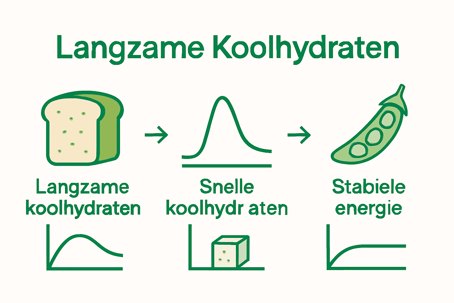Verschillen tussen snelle en langzame koolhydraten eenvoudig uitgelegd