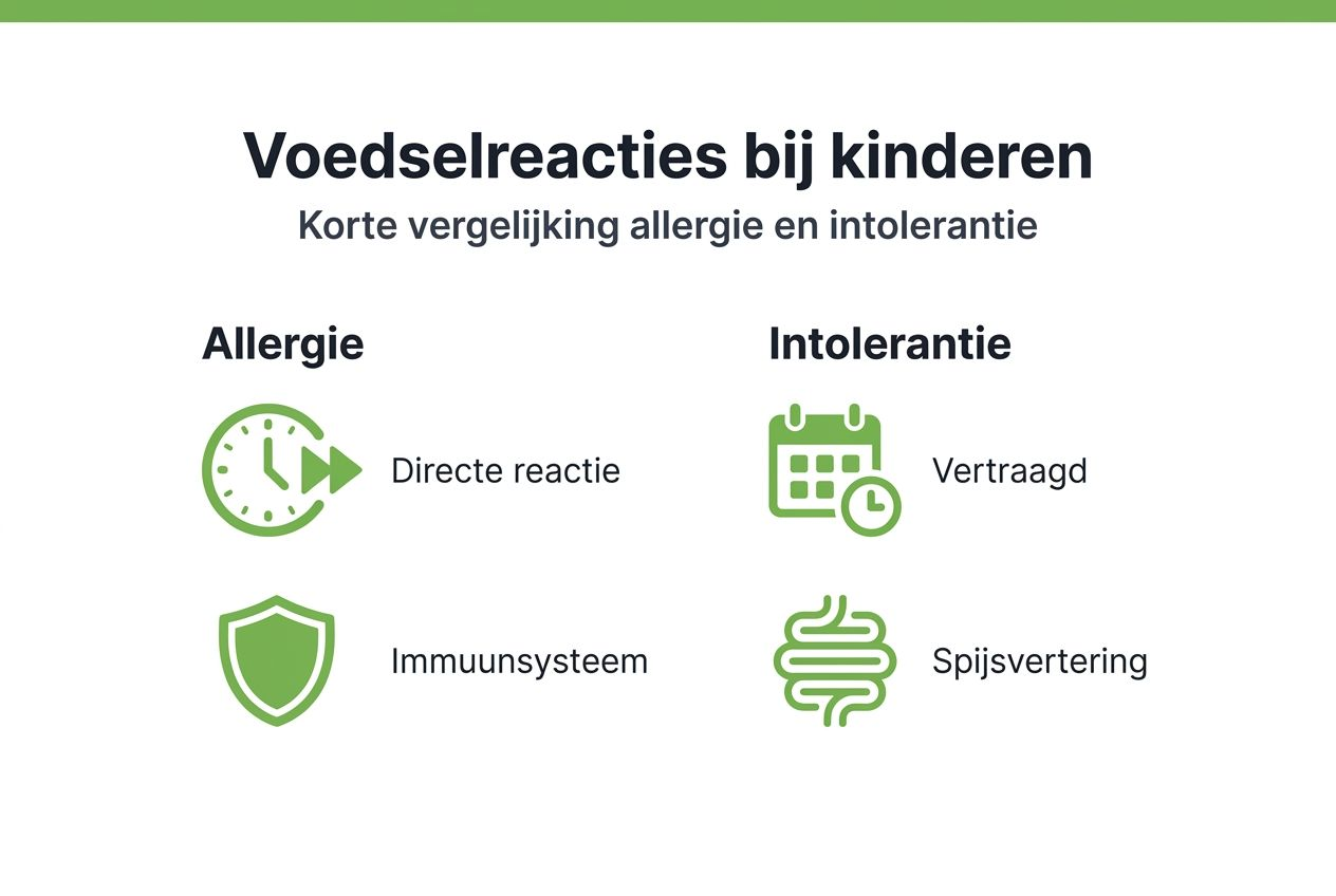Infographic: het verschil tussen een allergie en een intolerantie