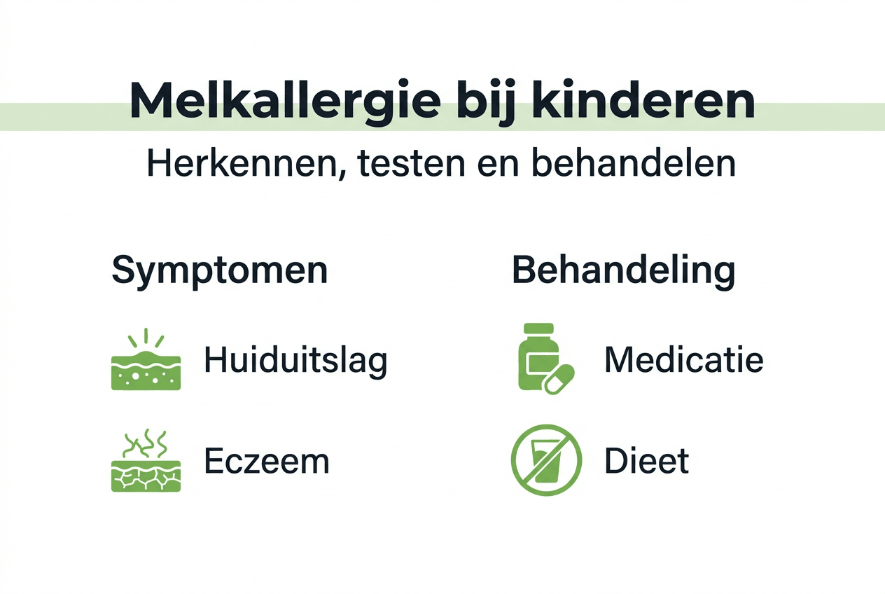 Overzicht: symptomen en behandelmogelijkheden bij melkallergie