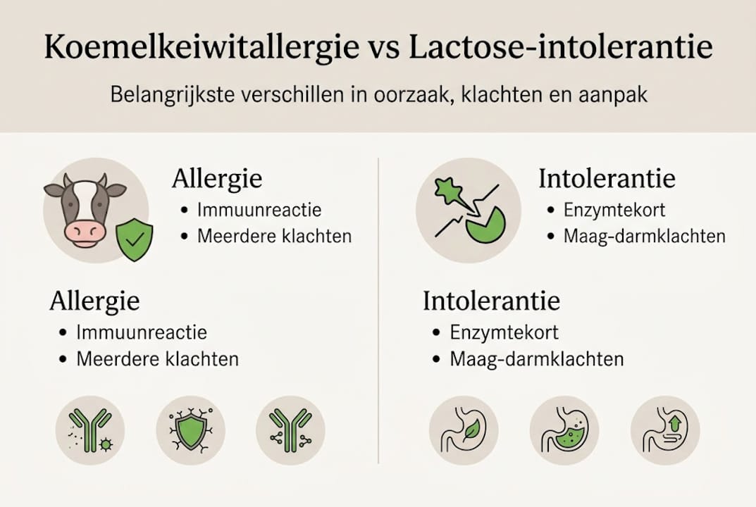 Overzicht: de belangrijkste verschillen tussen een allergie en een intolerantie