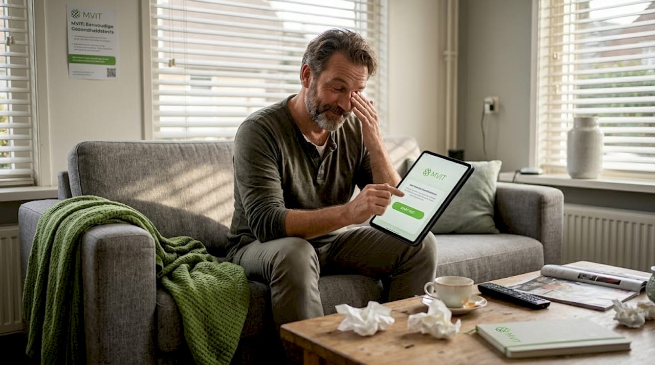 Man krijgt last van allergie in de woonkamer