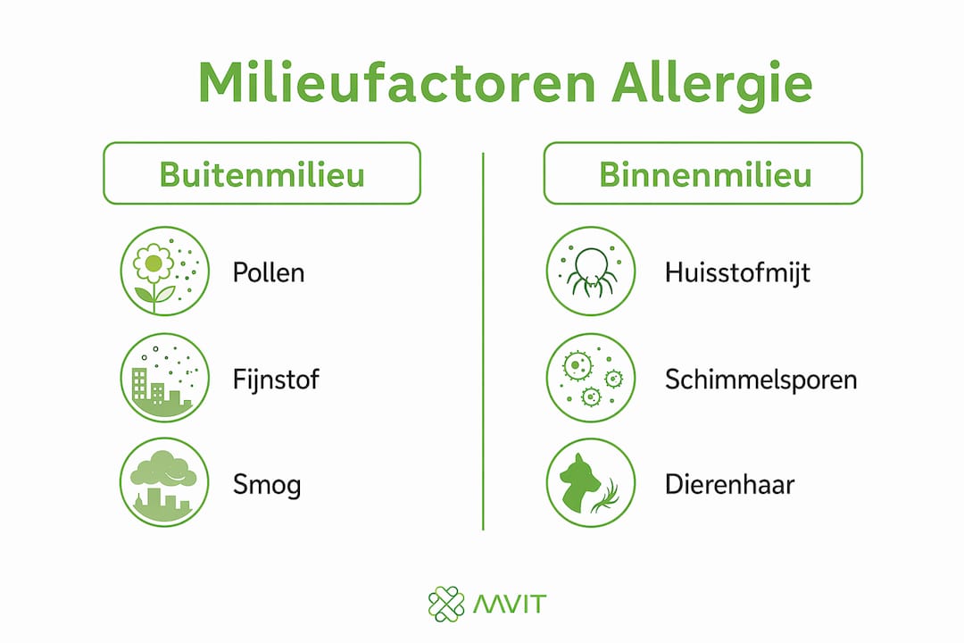 Infographic: hoe beïnvloedt het milieu onze allergieën?