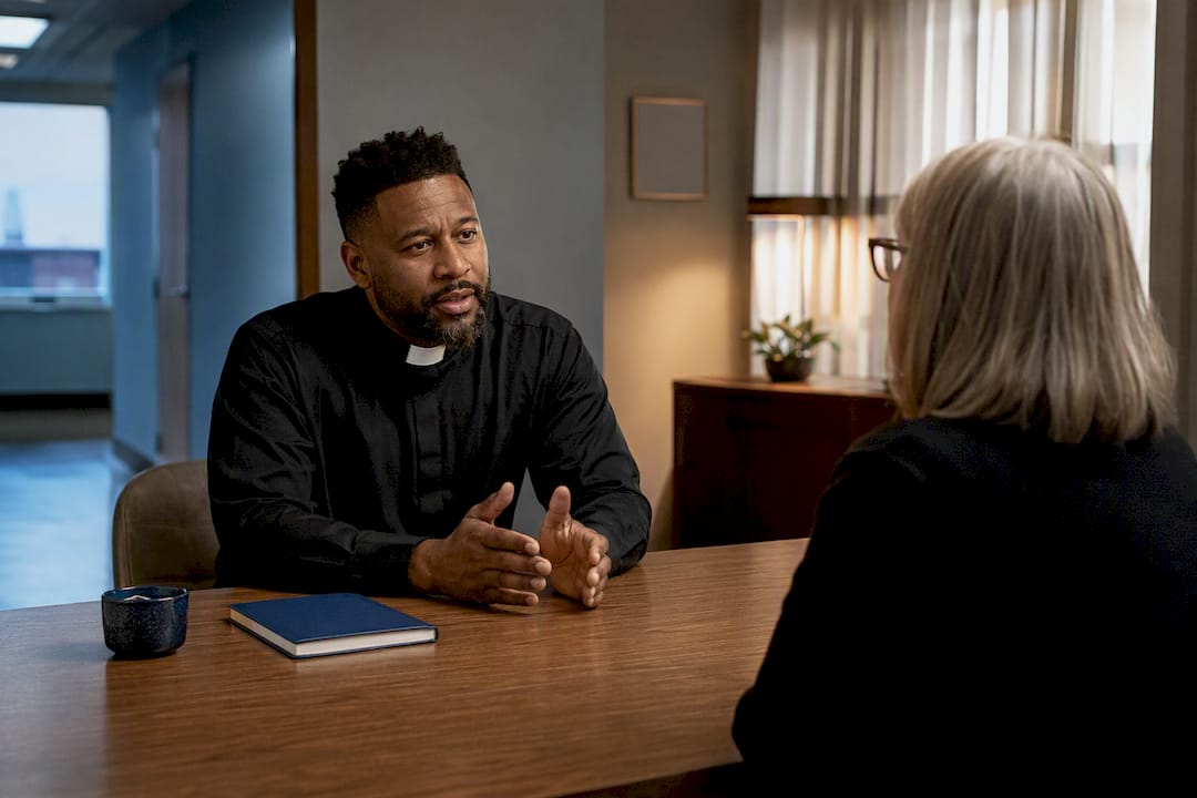 Chaplain in supervised CPE debrief