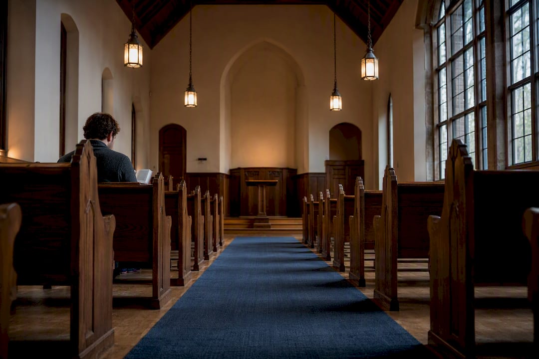 Historic Lutheran seminary chapel interior