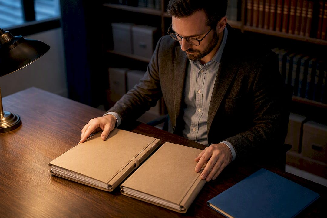 Registrar comparing seminary accreditation records