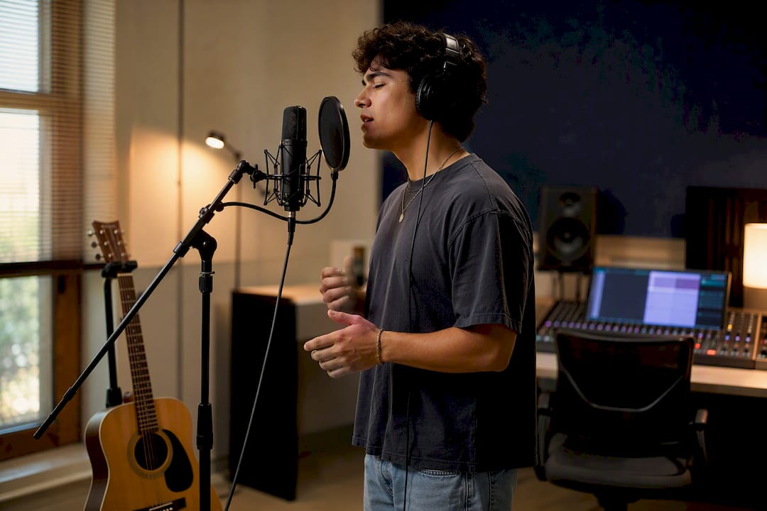Student recording worship ministry practicum
