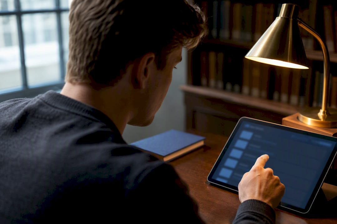 Student verifying seminary accreditation directory