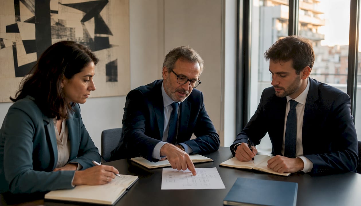 El equipo jurídico se reúne para definir la estrategia del caso.