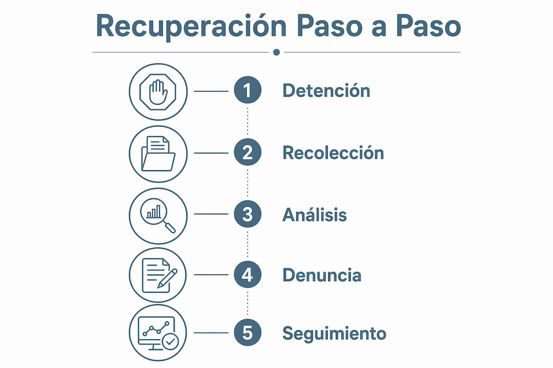 Infografía: Qué hacer para recuperar tu dinero después de ser víctima de una estafa en Forex