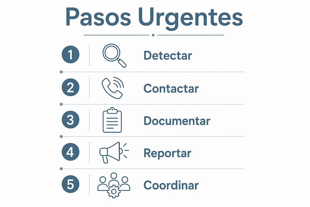 Infografía: Qué hacer de inmediato si te han estafado con tu wallet