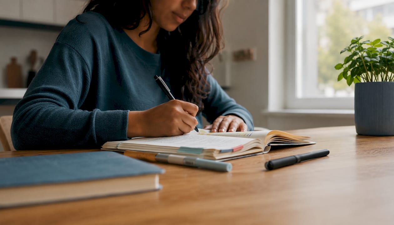 Personas anotando información y recopilando pruebas