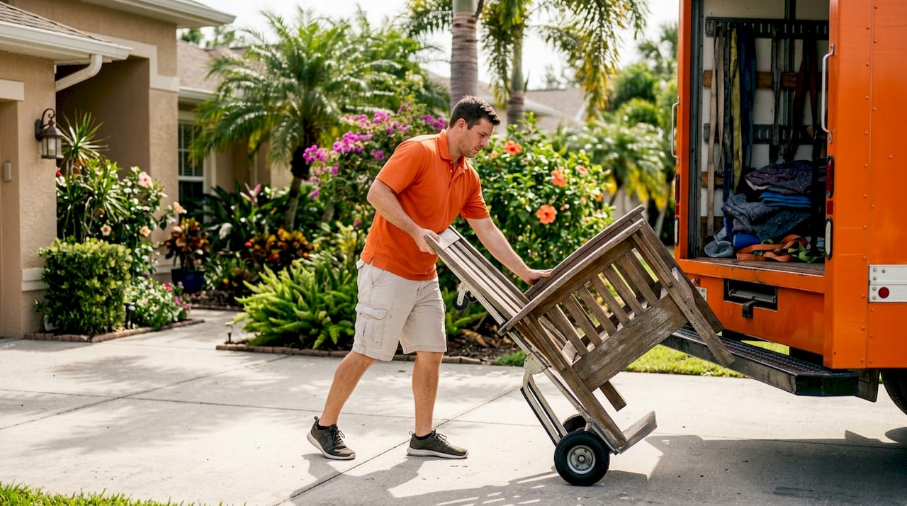 Moving a Single Piece of Furniture in Florida: Best Companies
