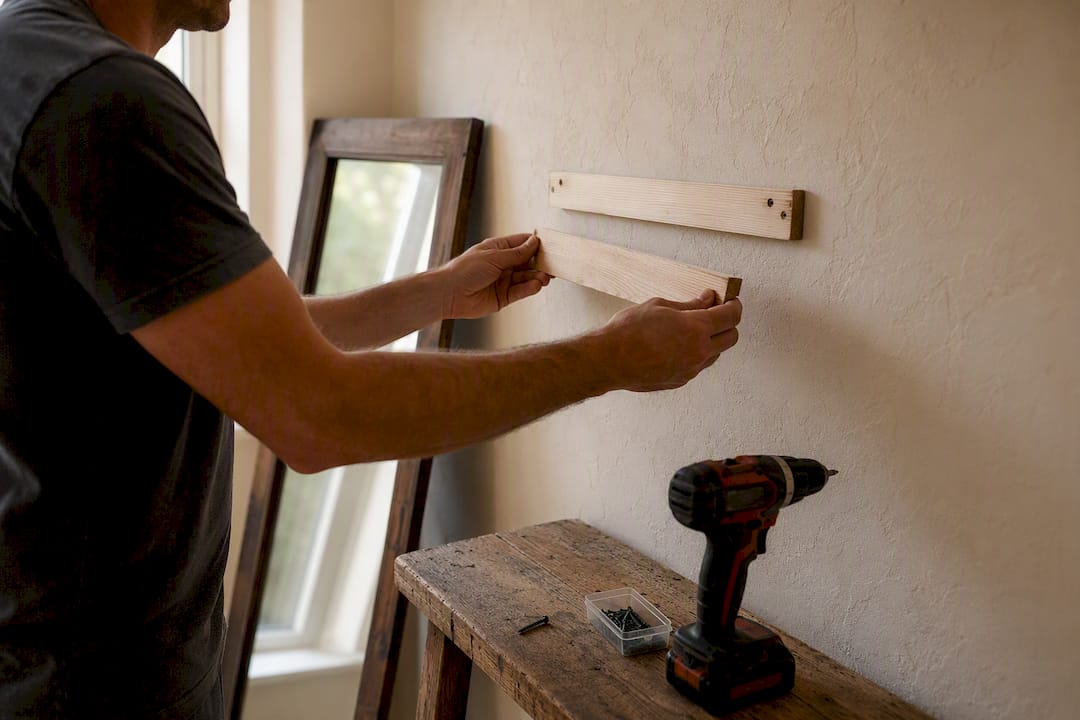 How to Hang a Heavy Mirror Safely on Any Wall