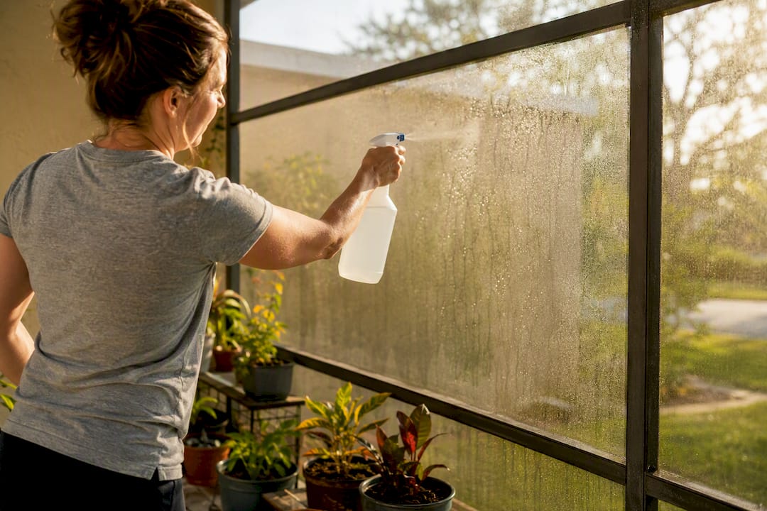 Clean Lanai Screens Algae: A Safe DIY Guide for Homeowners