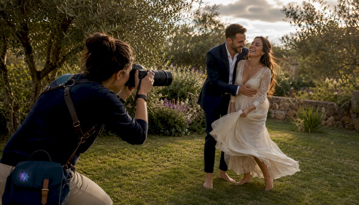 Fotografía de bodas en la playa de Almería con un estilo documental