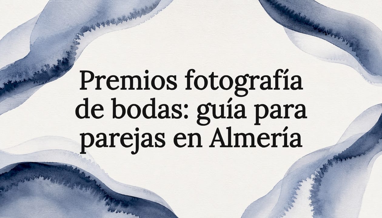 Marco decorativo en acuarela ideal para títulos en fotografías de boda