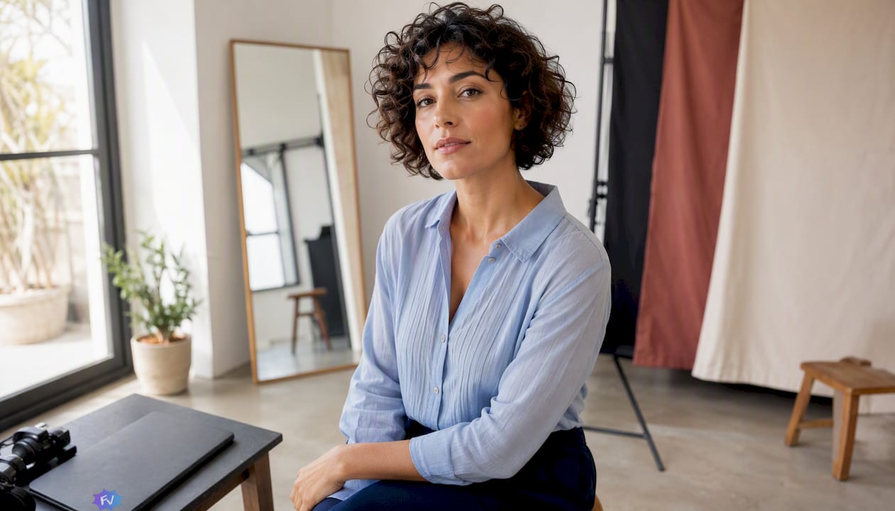 Sesión de fotos profesional para mujeres en estudio en Almería