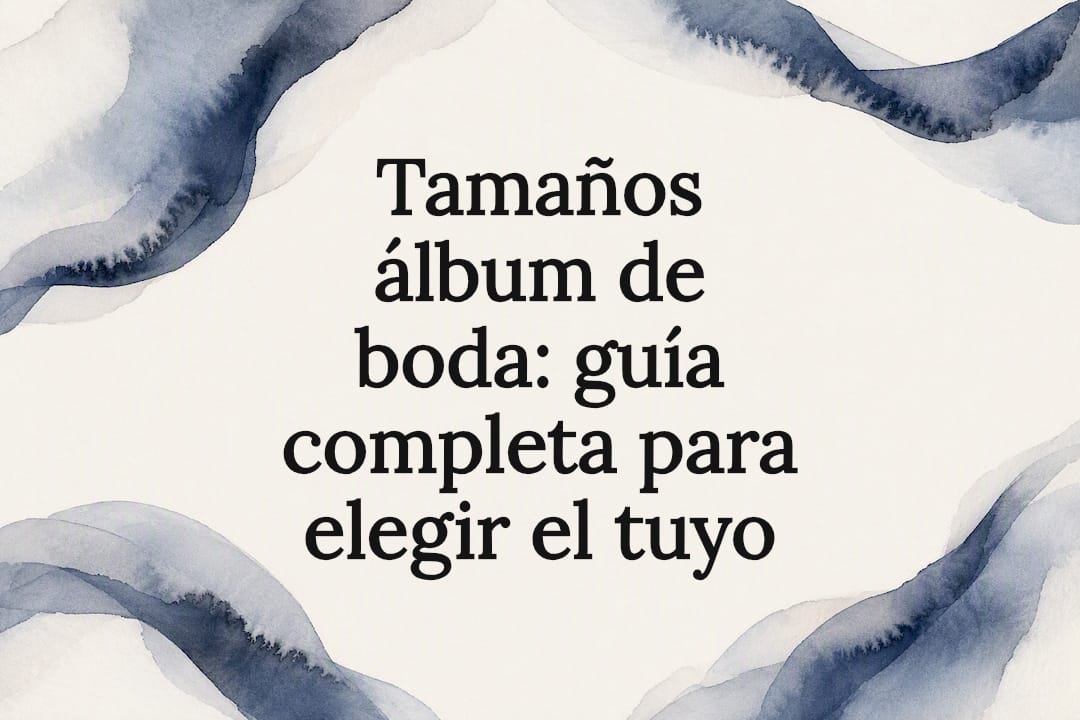 Marco decorativo para el índice del álbum de boda