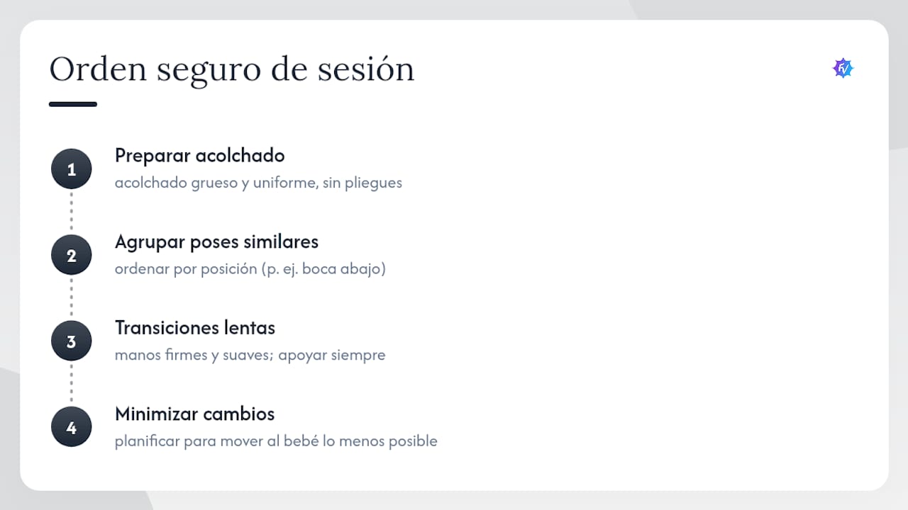 Pasos para minimizar manipulaciones durante la sesión
