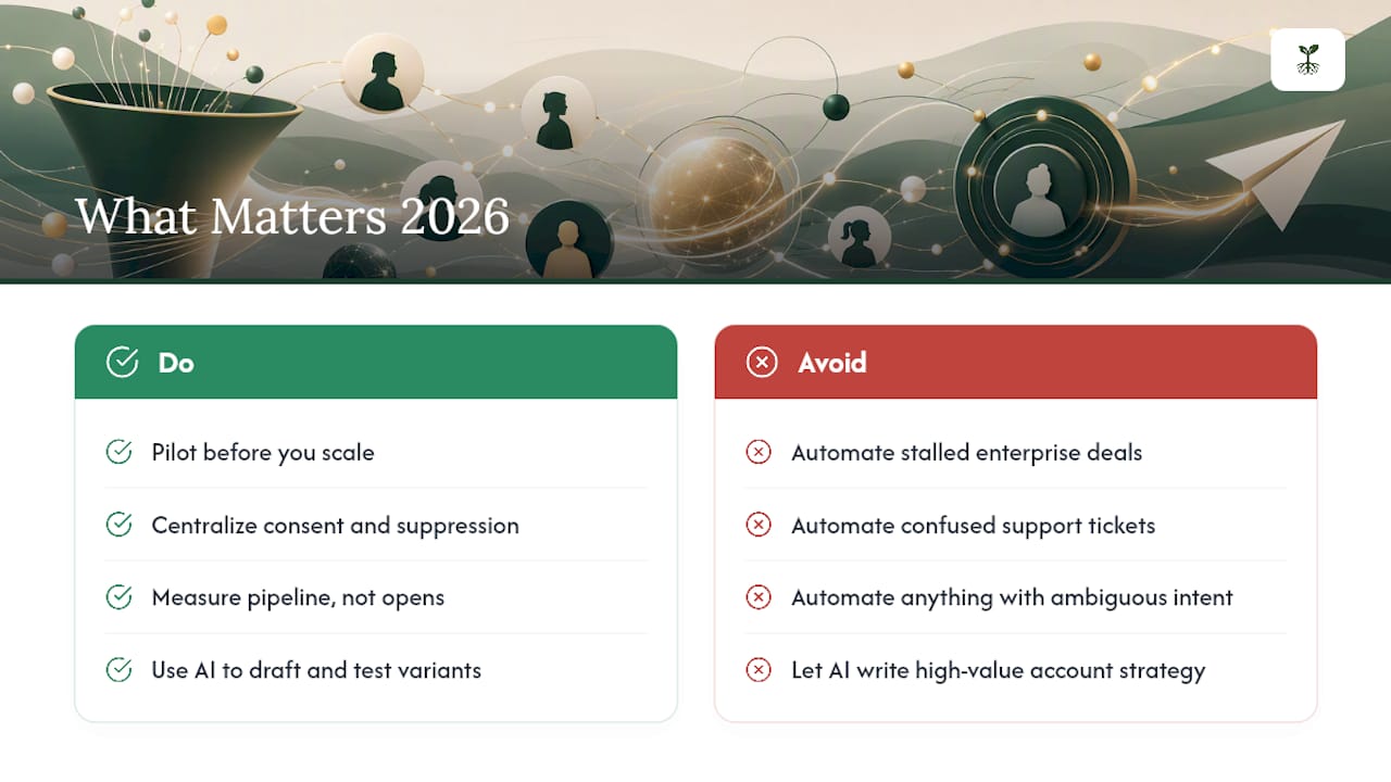 What Actually Matters Going Into 2026 — overview diagram