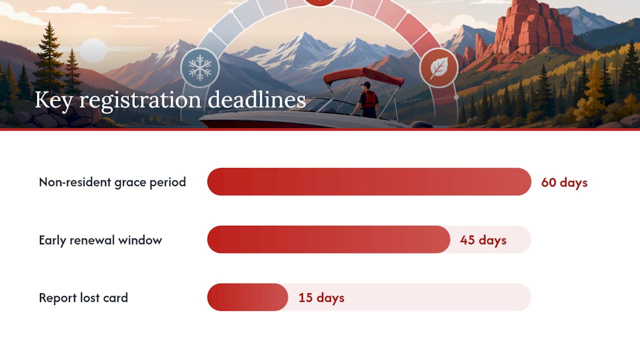 Registering and Renewing a Boat in Colorado — overview diagram