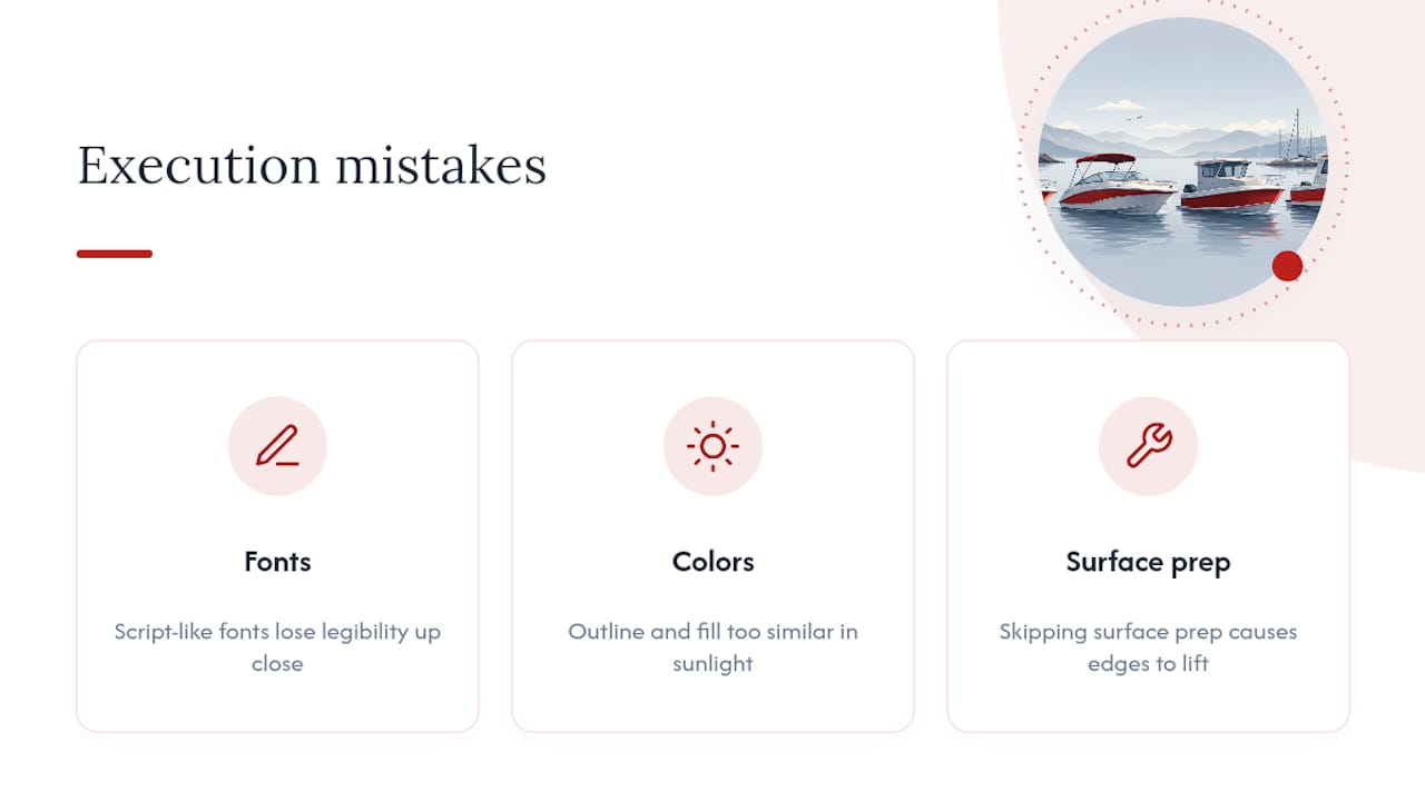 Three common two-color decal mistakes