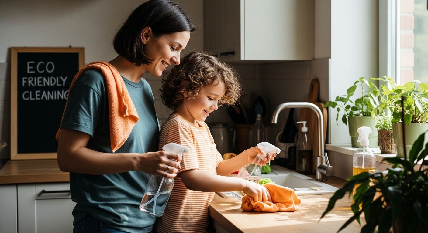 eco friendly cleaning kitchen