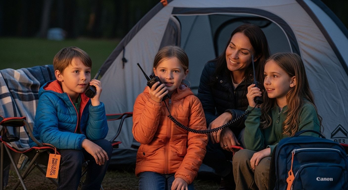family camping walkie talkies