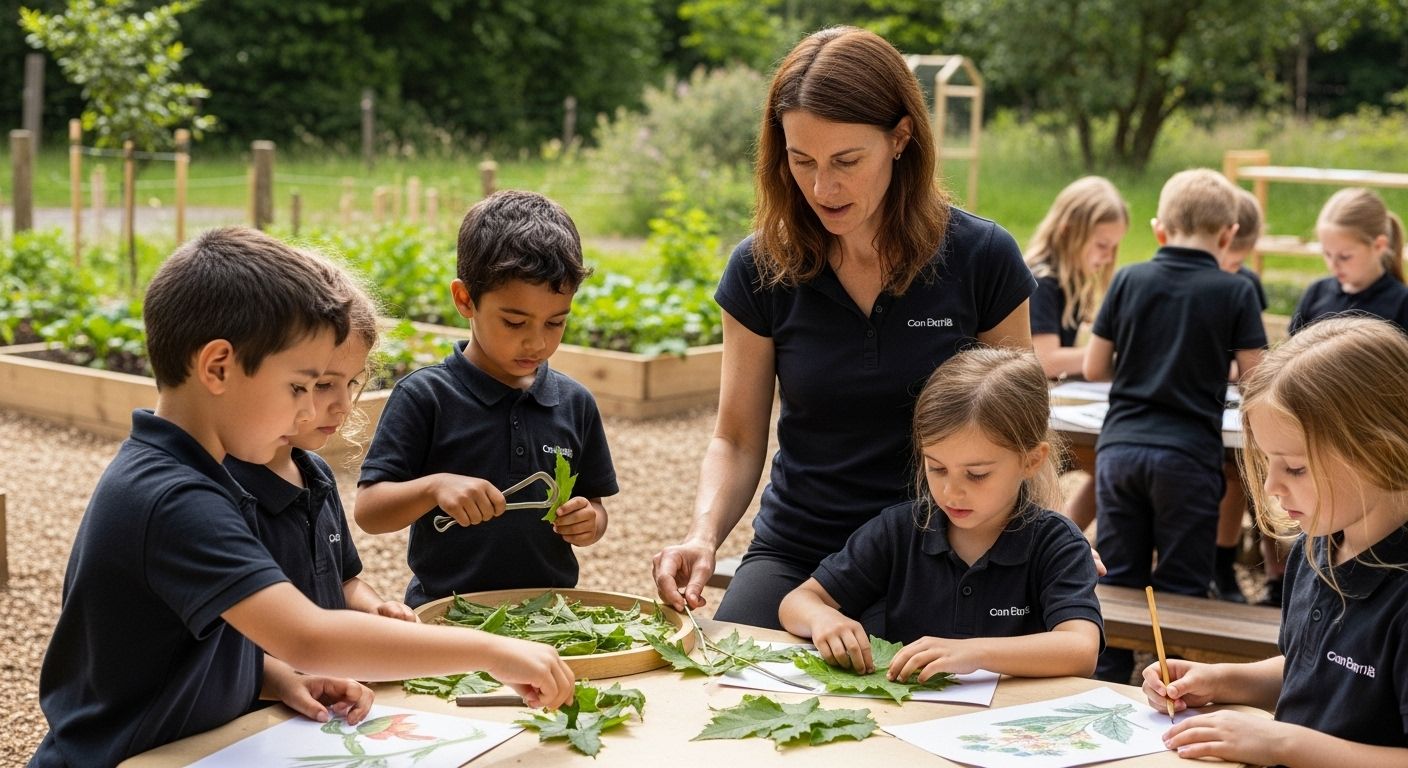 Montessori nature enfants découverte