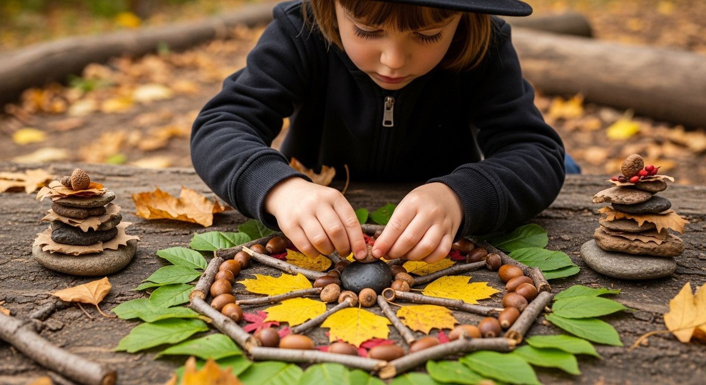 création land art automne enfant