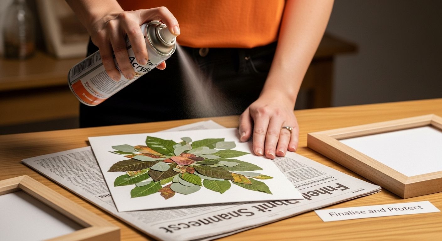 protecting finished leaf art